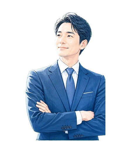 経営者の参加者イラスト