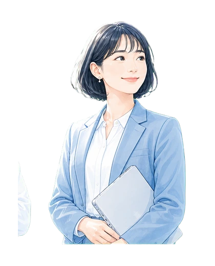 会社員の参加者イラスト