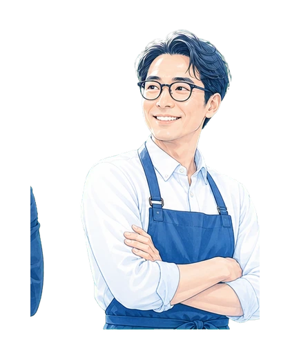 自営業者の参加者イラスト